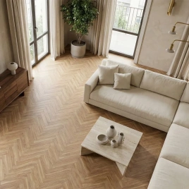 HDF ламинат FLOORFORT Walnut Tree Елочка Орех Питсбург