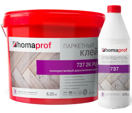 Клей HOMAPROF 737 2K PU 6,25кг+0,75кг