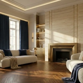 HDF ламинат FLOORFORT Walnut Tree Елочка Орех Стенфорд