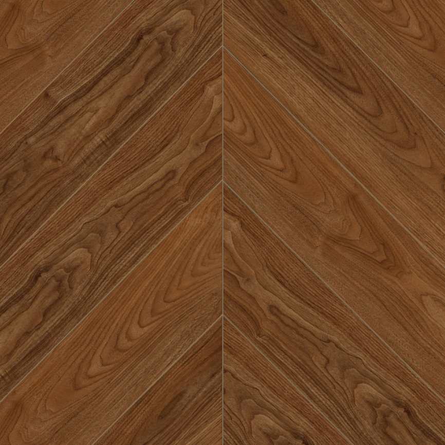 SPC плитка ALPINE FLOOR Chevron Alpine «Орех Нойер» фото 1