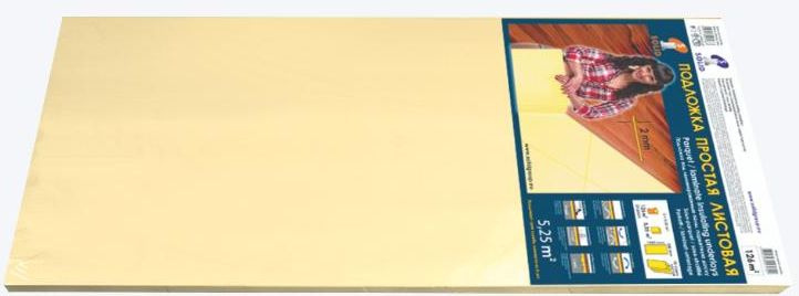 Подложка SOLID желтая листовая  фото 2