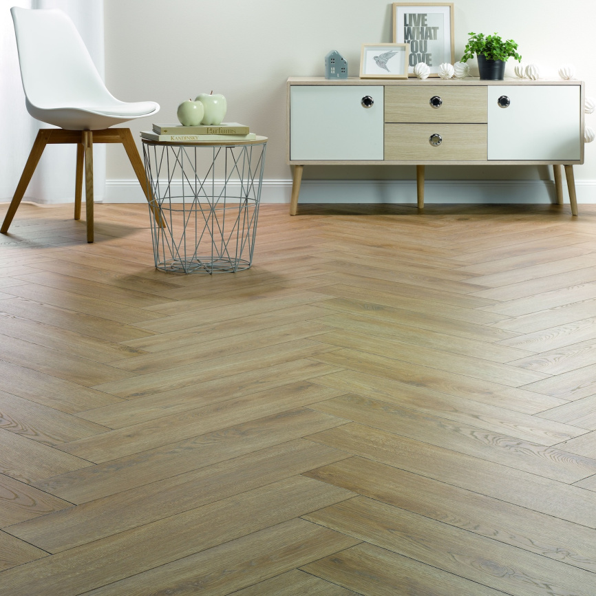 Ламинат HOMFLOR Herringbone 8 BR «Cajun Oak» фото 1