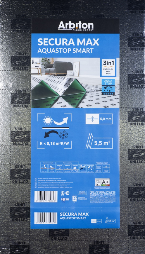 Подложка ARBITON Secura Max Aquastop Smart фото 2