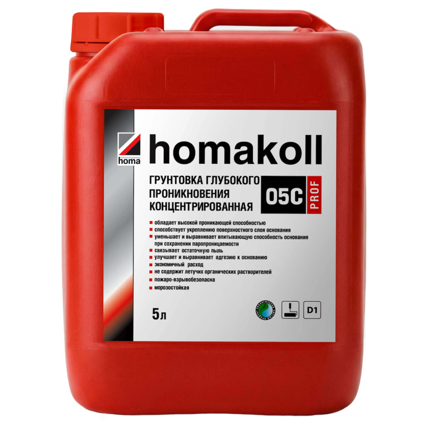 Грунтовка HOMAKOLL 05C PROF (концентрат) 5л фото 1