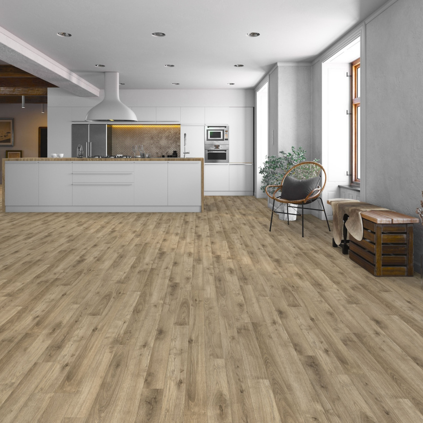 Ламинат SWISS KRONO Caspian «Дуб Леонис» фото 1