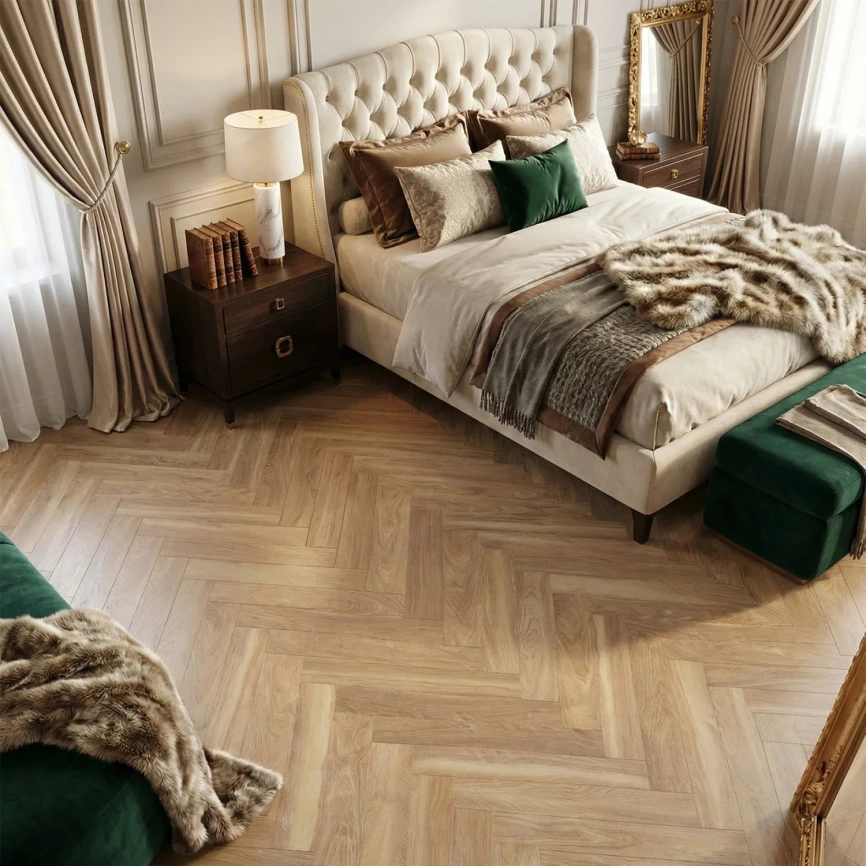 HDF ламинат FLOORFORT Walnut Tree Елочка Орех Принстон фото 1