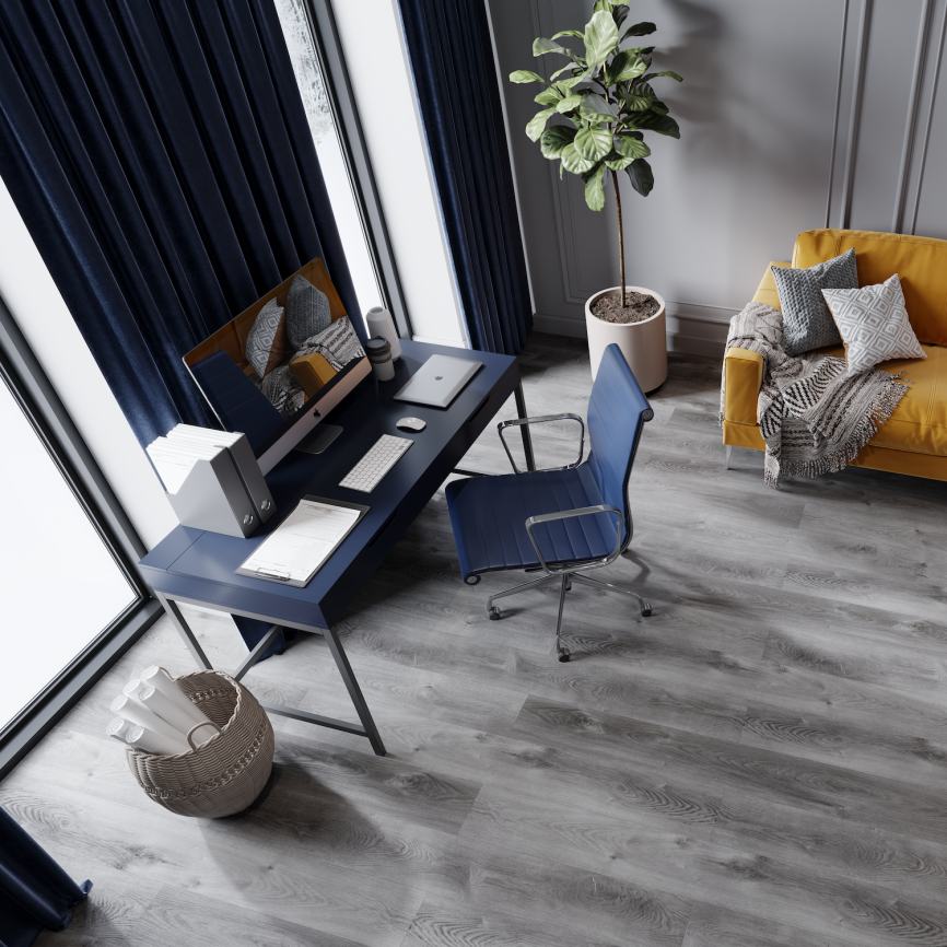 SPC плитка ALPINE FLOOR Premium XL «Дуб Гранит» фото 1